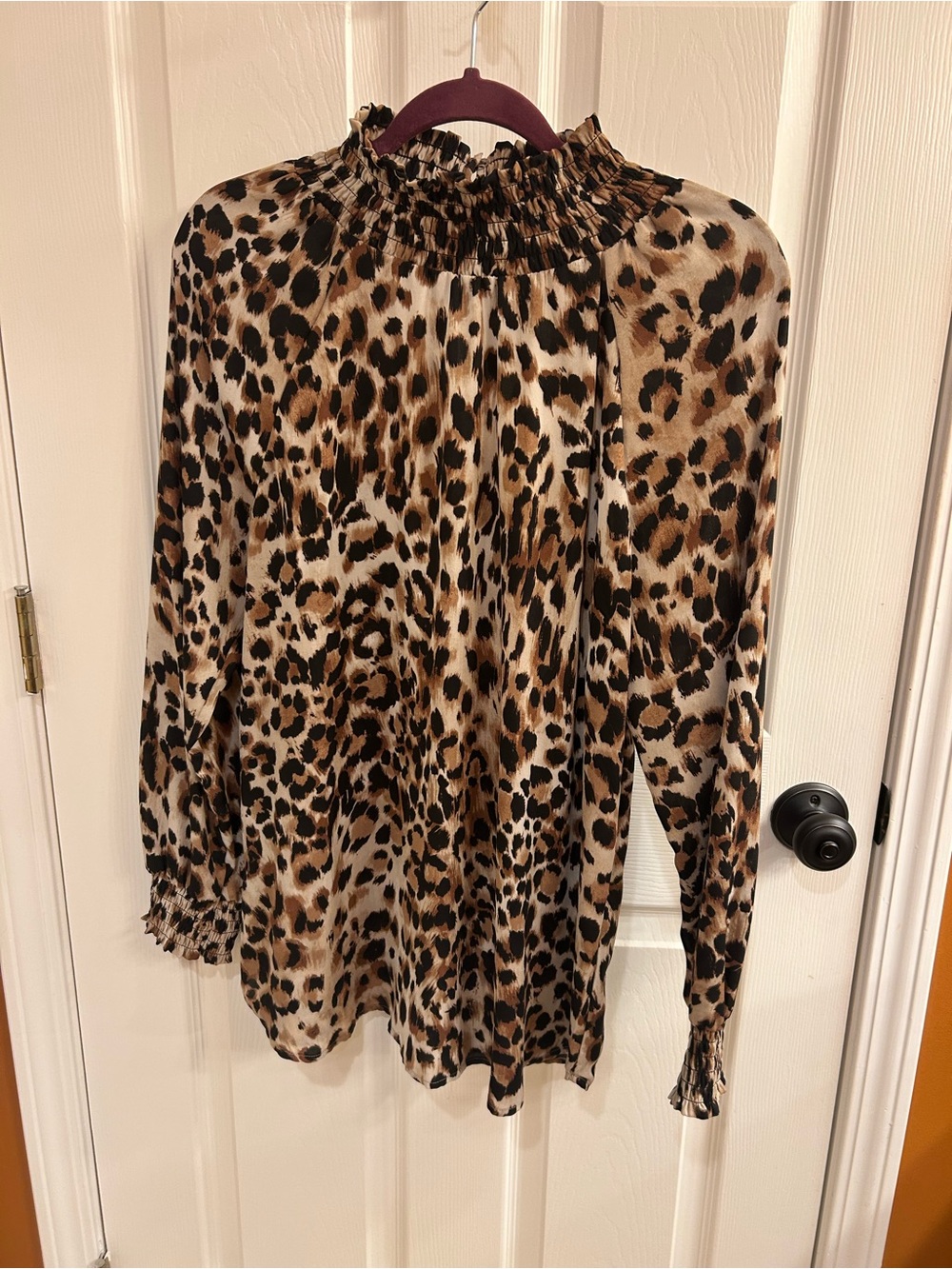 Chico’s Women’s Size 2 (14-16) Animal Print top